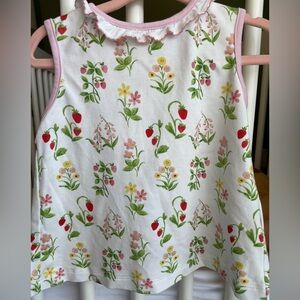 Floral Kids Sleeveless Top